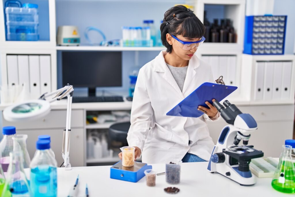 Research scientist in laboratory, PerformanceLabsUK
